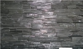 China Black Slate Cultured Stone