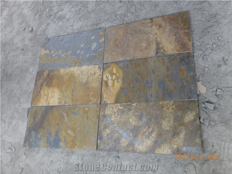 China Rusty Slate Slabs & Tiles