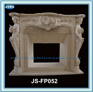 Cheap Natural Stone Fireplace Mantel, Natural Marble Fireplace Mantel