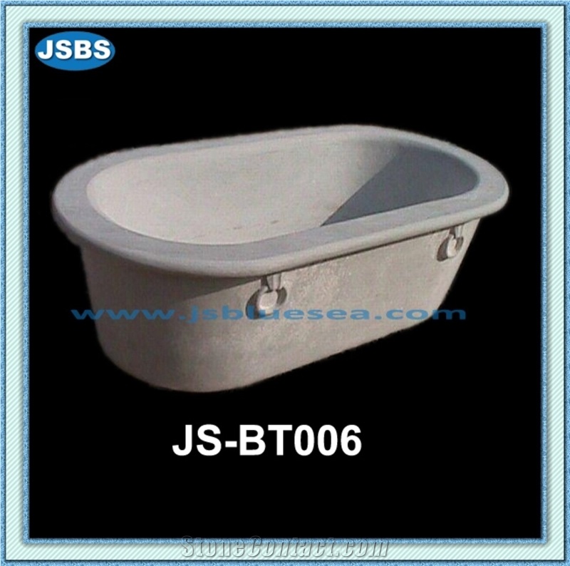 Cheap White Stone Bowl Bathtub, Natural White Marble Bathtubs