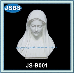 Female Bust Marble Statue