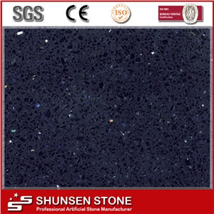 Superior Quality Artificial Quartz Stone Crystal Blue