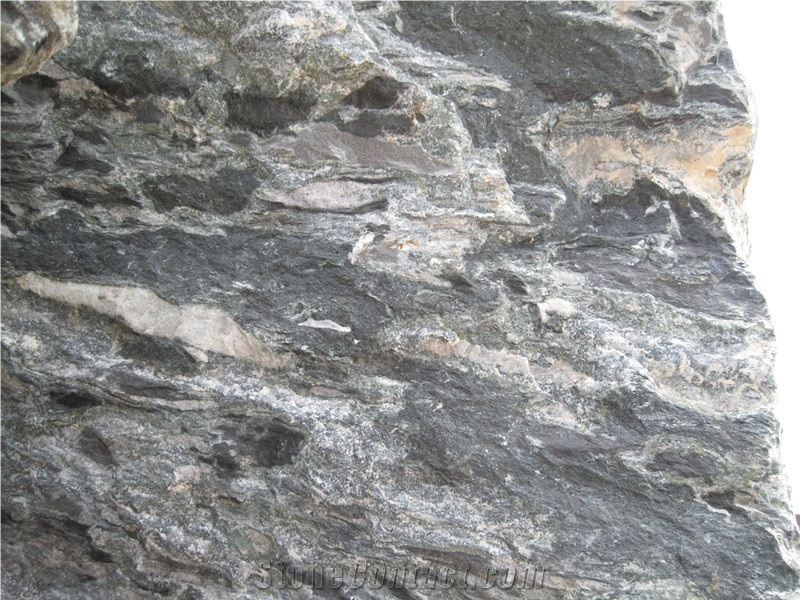 China Yunnan Green Granite Slabs & Tiles, Sea Wave Green Granite Slabs & Tiles