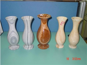 Onyx Flower Home Decorative Vases,Pots