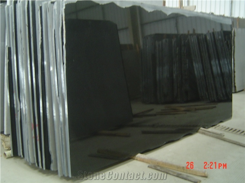 Shanxi Black Granite, China Absolute Black Granite