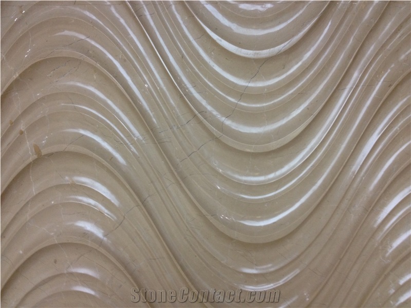 3d Style Of White Onyx Mosaic Wall Tile