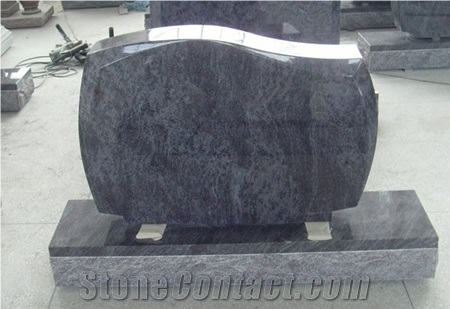 Bahama Blue Tombstone and Monument,India Blue Granite
