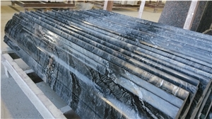 Black Ancient Wood Marble Wall Moulding,Marble wall border lines,Marble shaped Molding lines