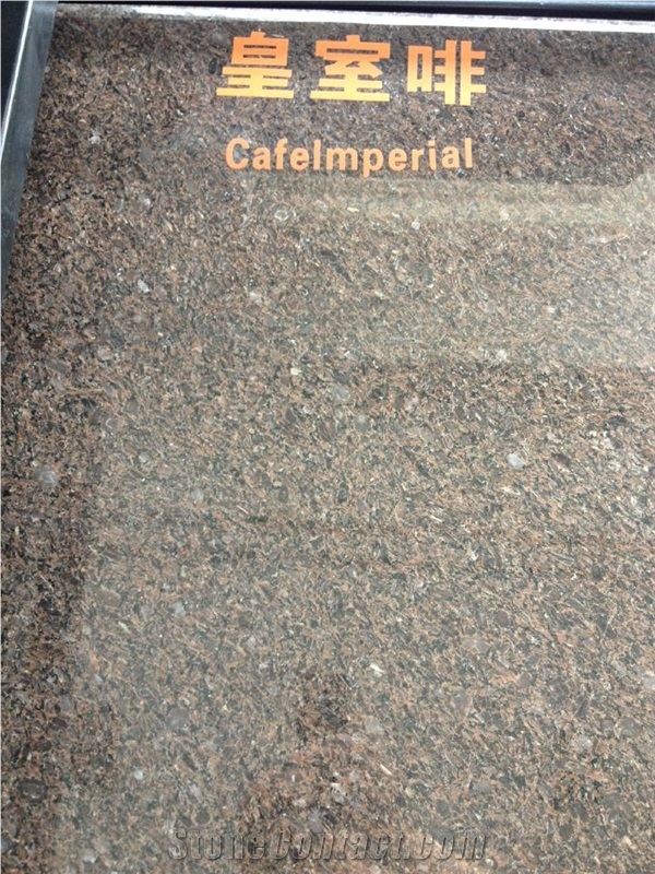 Cafe Imperial Granite Slab and Tile, Brazil Brown Granite
