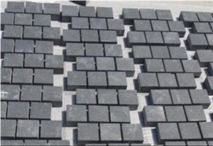 Chinese Black Basalt Paving Stone, Black Basalt Cubic Stone , Natural Black Basalt Cobble
