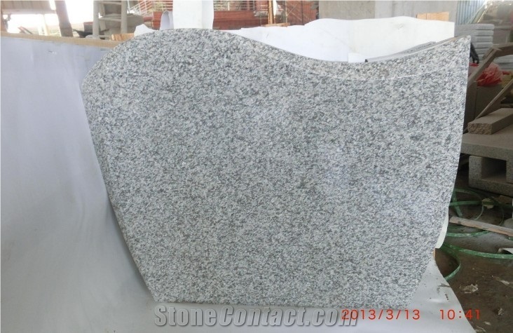 Chinese Granite Tombstone , Poland Style Gravestone ,Chinese G623 Grey Granite Monument