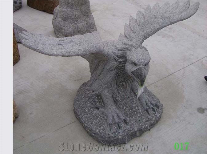 Eagle Style Of G603 Sculpture , Supply Different Kinds Of Natural Stone Animal Sculpture & Statues, G603 Granite Statues