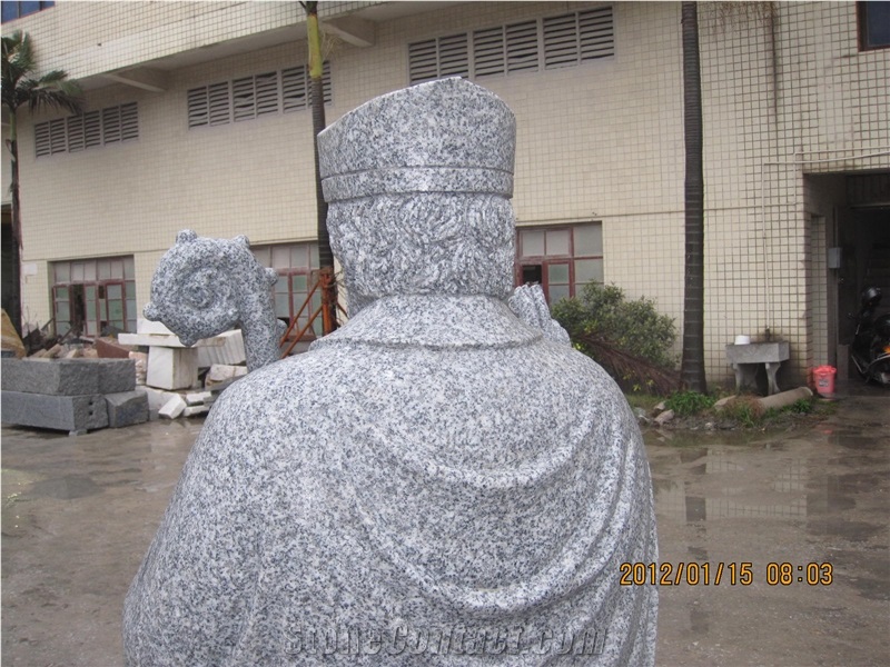 G603 Person Sculpture, Cheap Grey Granite Sculptures