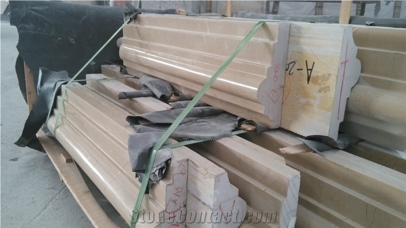 Golden Century Marble Shaped Mouding Linears,Marble Molding Lines,Marble Moulding Borders