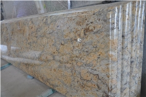 Golden Crystal Granite Kitchen Countertop