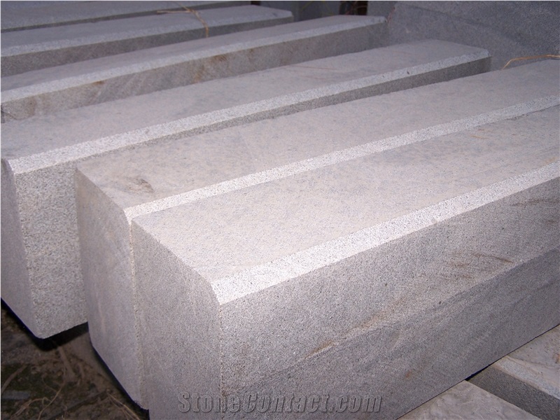 Grey granite Cubestone ,Grey kerbstone tile,flamed curbstone