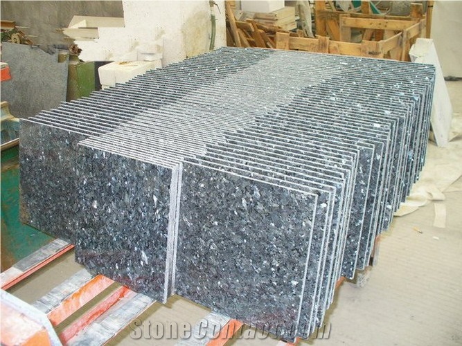 High Quality Norway Blue Pearl Cut-To-Size Tile Granite Slabs & Tiles