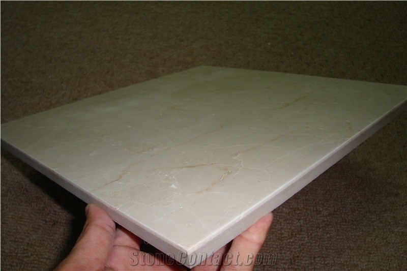 Lycos Beige Marble Composite,Laminated Tiles