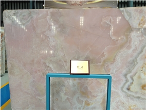 Pink Onxy Slab and Tiles