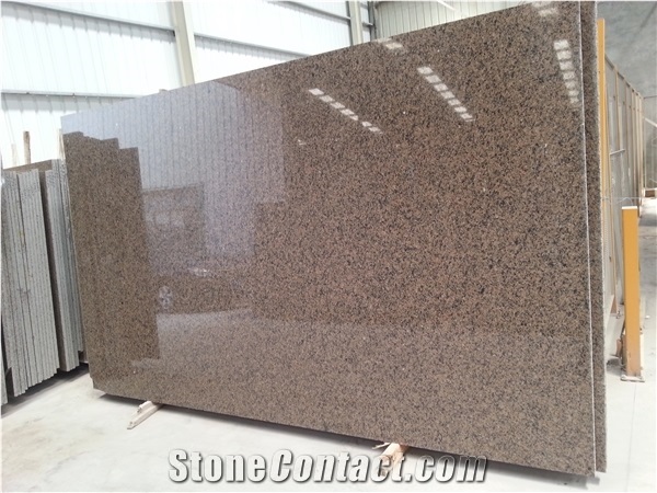Polished Saudi Arabia Tropical Brown Granite Slab & Tile, Popular Saudi Arabia Yellow Granite