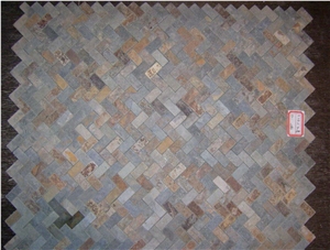 Rusty Slate Mosaic Tile