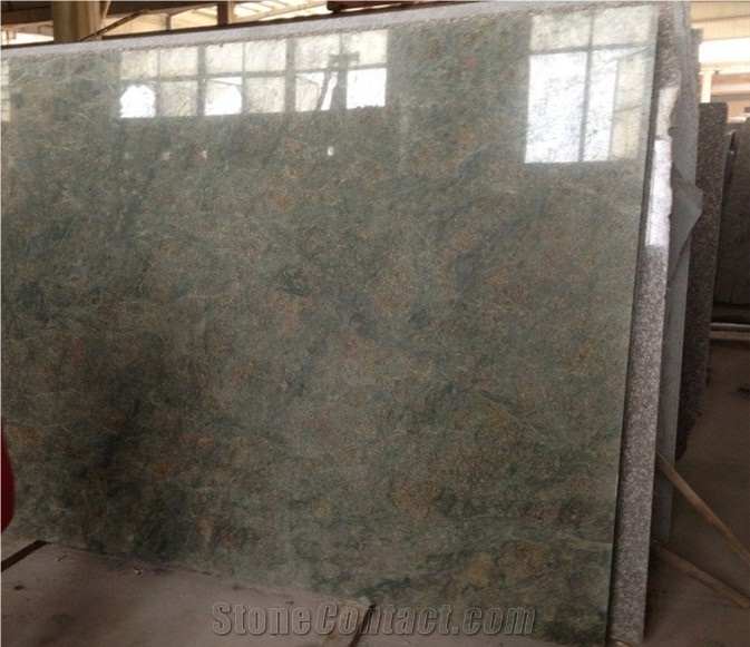 Sea Wave Green Granite Slab and Tile,China Green Granite