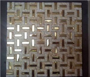 Sunny Beige Marble Mosaic Tile