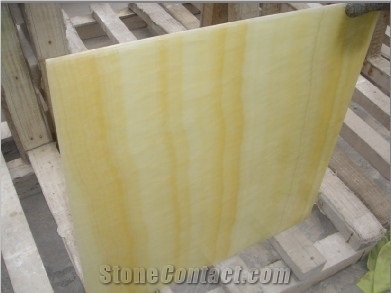 Super Quality Onyx Composited Tile, Yellow & Green & White Onyx