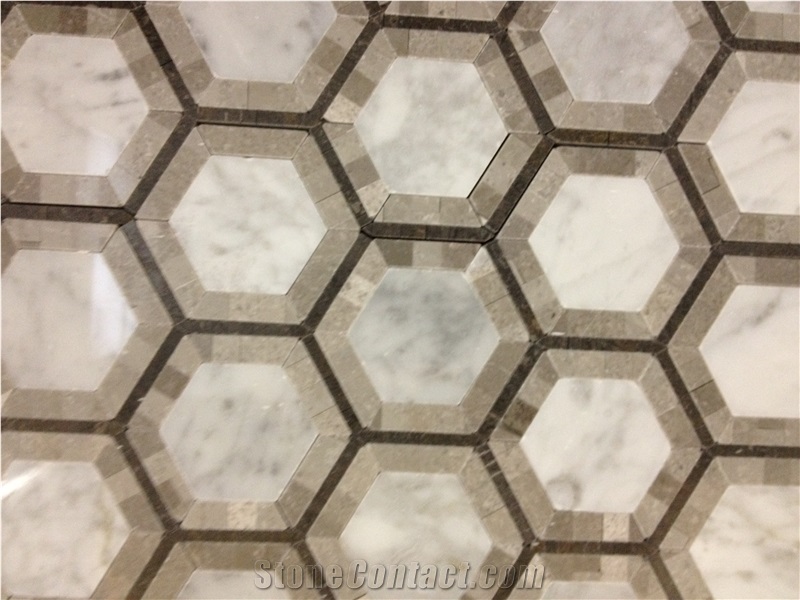 Supply Beautiful Mixed-Color Onyx Mosaic Tile