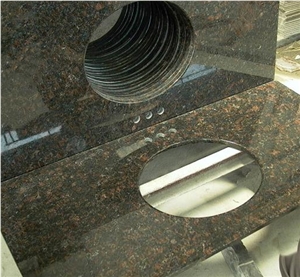 Tan Brown Granite Bathroom Vanity Tops,Brown Granite Vanity Tops