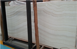 White Wooden Onyx Slab,Tiles