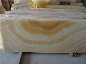 Yellow Honey Onxy Polished Slab,Tiles