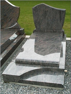Aurora Granite Tombstone