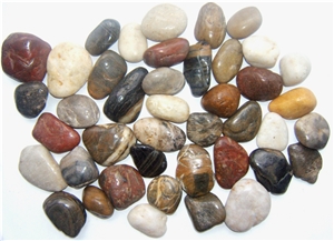 Beautiful Grade B Multicolor Pebbles, Cheap China River Stone