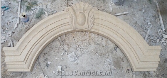 Beige Marble Special Shape Line