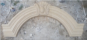 Beige Marble Special Shape Line