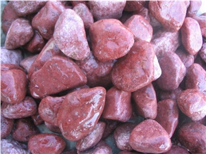 Big Size Red Gravel, Red Pebbles