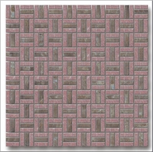 Brick Split Face Marble Mosaic Pattern
