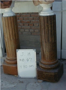 Brown Marble Column,Outdoor Column & Pillars