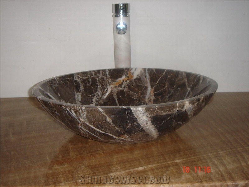 Brown Marble Sinks & Basins