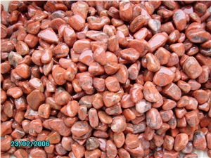 Cheap Natural Red Polished Pebbles for Garden