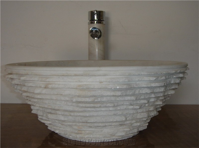 Crystal White Granite Sinks & Basins, Crystal White Marble Basins