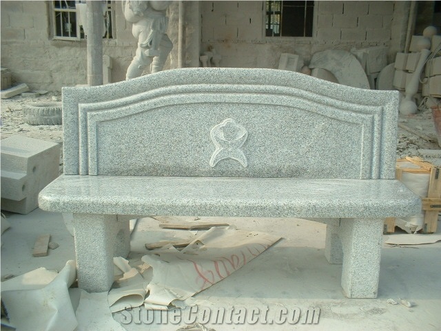 Custom-Made Granite Bench on Selling, Grey Granite Bench
