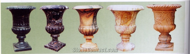 Different Kinds Of Marble Flower Pot