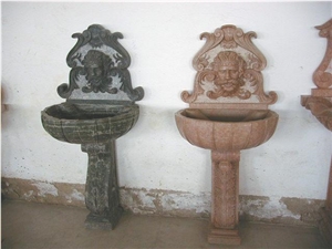 Wall Mounted Fountains,Entrance Fountain,Marble Sculptured Fountain