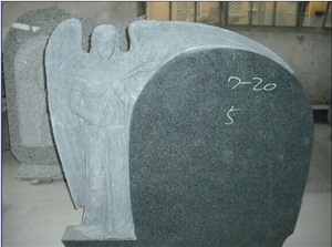 European Style G654 Granite Tombstone, Angle Monument,Polished and Carving Headstone&Gravestone