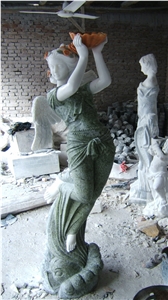 Female Angel Sculpture，western statues,outdoor garden sculpures