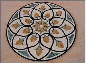 Flower Onyx Mosaic Medallion