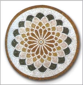 Flower Onyx Mosaic Medallion
