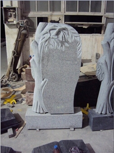 French Style G654 Granite Tombstone, Monument, Polished and Carving Headstone&Gravestone